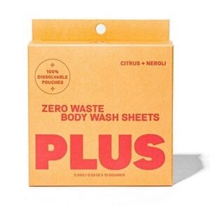 PLUS Zero Waste Body Wash Sheets
